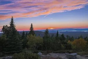 Sunset from Mt. Desert